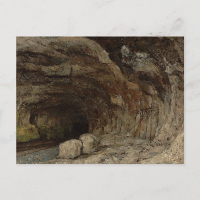 Carte Postale Gustave Courbet - Grotte de Sarrazine (Devant)