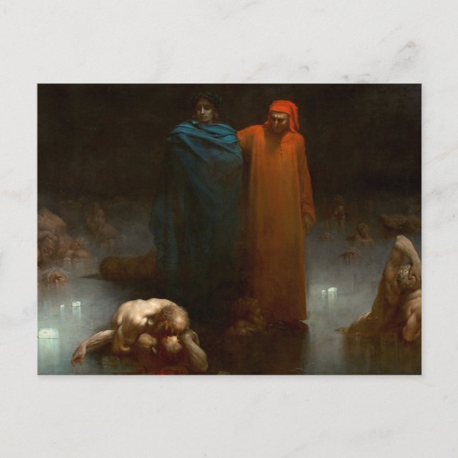 Carte Postale Gustave Dore - Dante Et Virgile Dans Le Neuvième C (Devant)