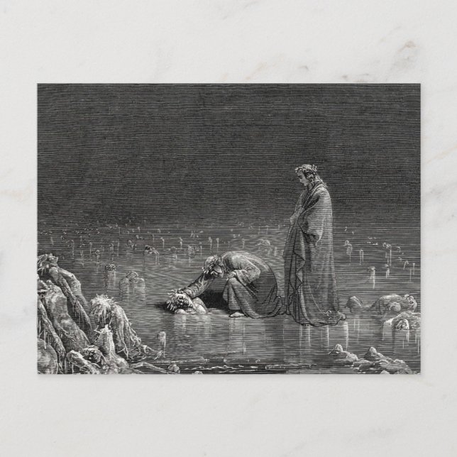 Carte Postale Gustave Dore Inferno (Devant)
