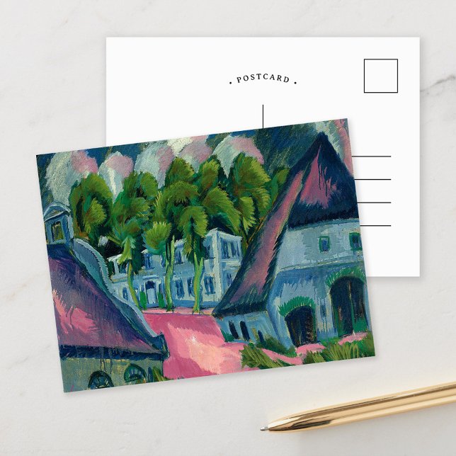 Carte Postale Gut Staberhof III | Ernst Ludwig Kirchner (Créateur téléchargé)