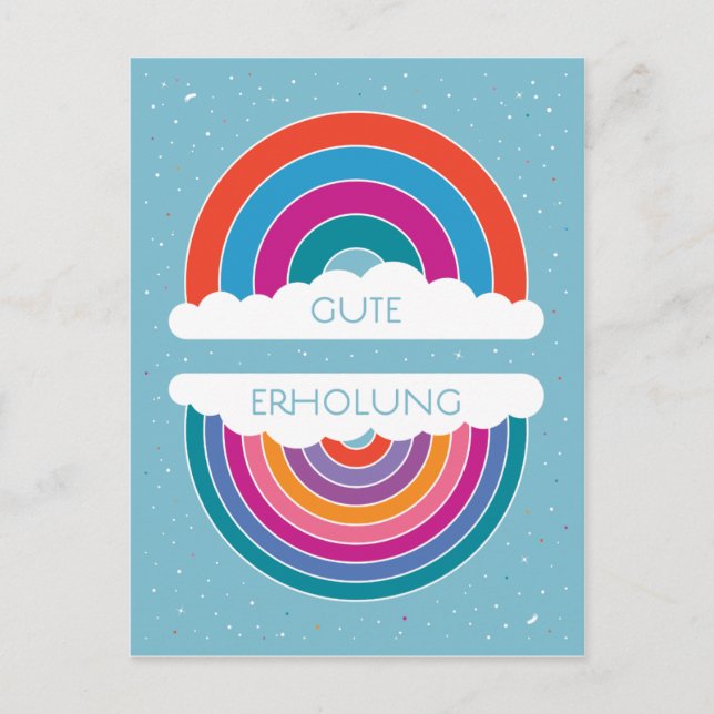 Carte Postale Gute Erholung (Devant)