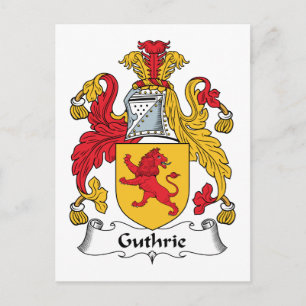 Carte Postale Guthrie Family Crest