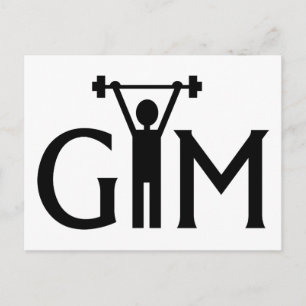 CARTE POSTALE GYM