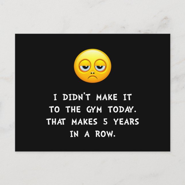 Carte Postale Gym aujourd'hui (Devant)