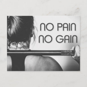 Carte Postale Gymnase Bodybuilding Fitness Motivational