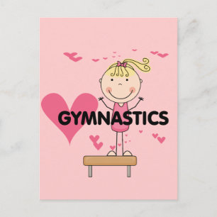 Carte Postale GYMNASTICS - Love Gymnastique Tshirts et cadeaux
