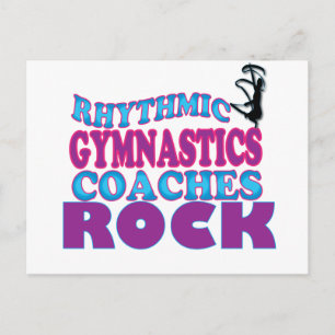 Carte Postale Gymnastique rythmique Entraîneurs Cadeaux