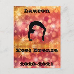 Carte Postale Gymnastique Xcel Bronze