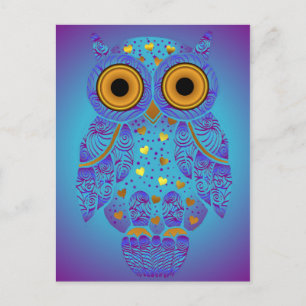 Carte postale H00t Owl Blues