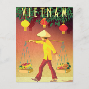 Carte Postale Ha Long Bay Vietnam Travel Vintage saigon