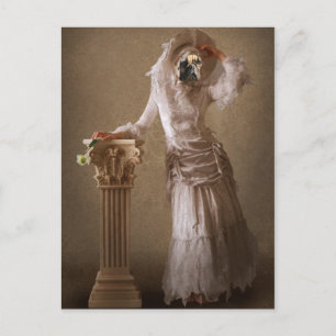 Carte postale habillée