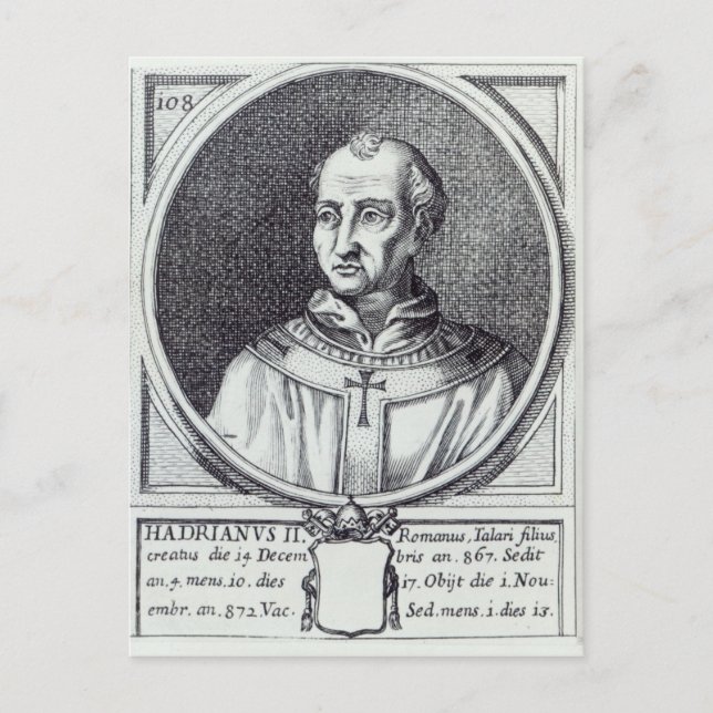 Carte Postale Hadrien II (Devant)
