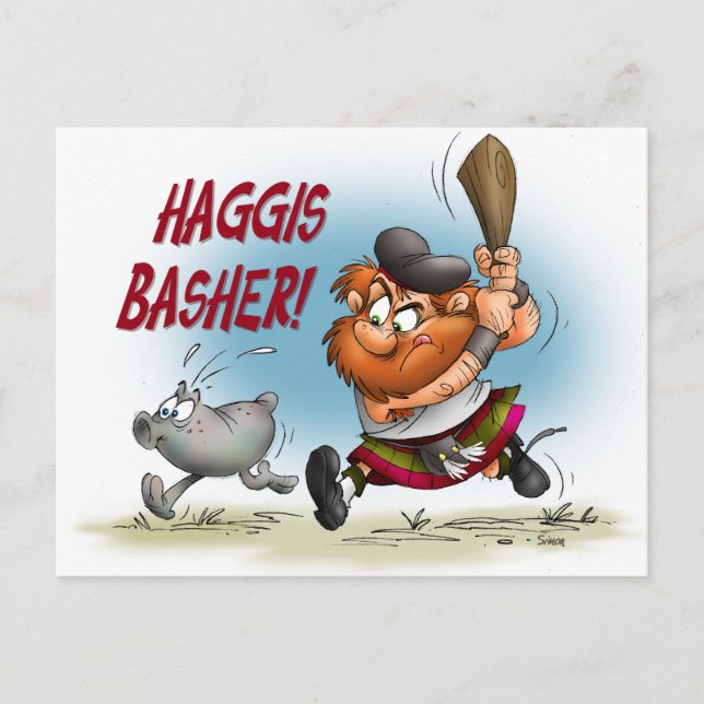 Carte Postale Haggis Basher (Devant)
