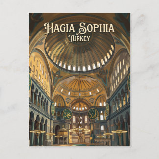 Carte Postale Hagia Sophia Turkey