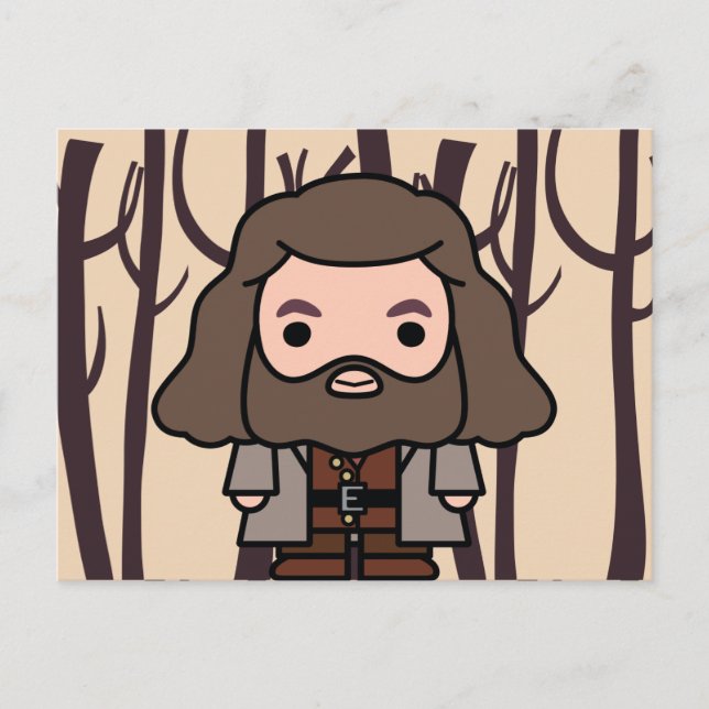 Carte Postale Hagrid Cartoon Caractère Art (Devant)