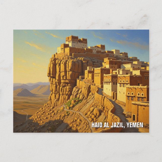 Carte Postale Haid al Jazil Yemen Travel (Devant)