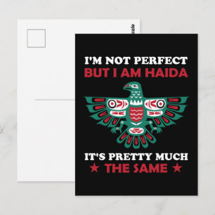 Carte Postale Haida Eagle Haida Nation Amérindienne idée de cade