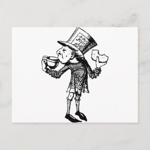 Carte Postale Haigha (Chapeau Mad) Noir