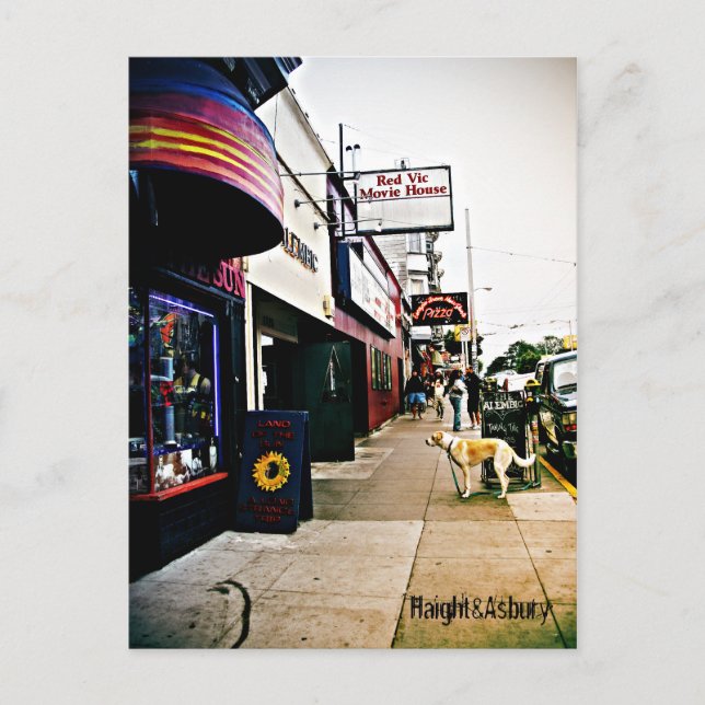 Carte Postale haight&asbury (Devant)