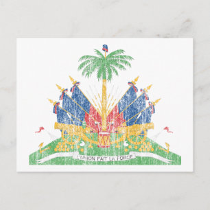 Carte Postale Haïti Armoiries Vintage