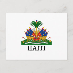 Carte Postale HAÏTI - emblème/blason/drapeau/symbole