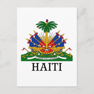 Carte Postale HAÏTI - emblème/blason/drapeau/symbole