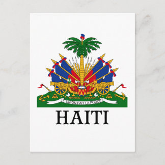 Carte Postale HAÏTI - emblème/blason/drapeau/symbole