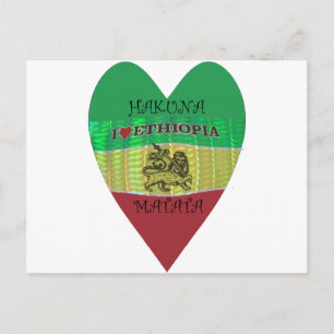 Carte Postale Hakuna Matata J'aime les couleurs éthiopiennes.png