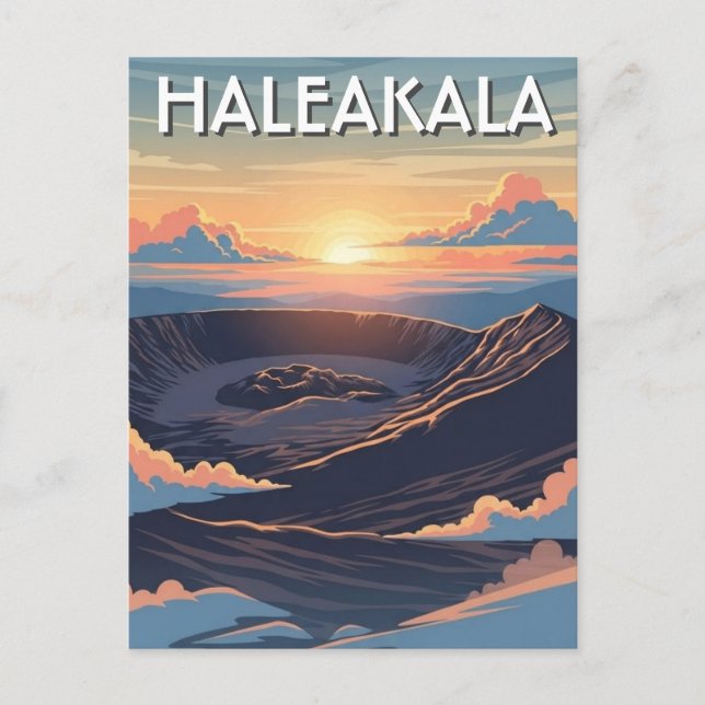Carte Postale Haleakala Crater Maui Hawaii Travel (Devant)