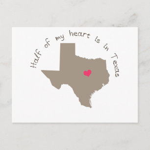 Carte Postale Half My Heart est au Texas
