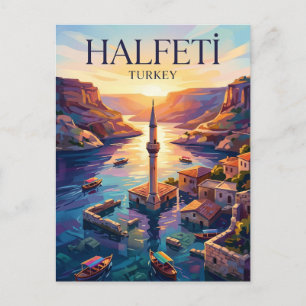 Carte Postale Halfeti Turquie