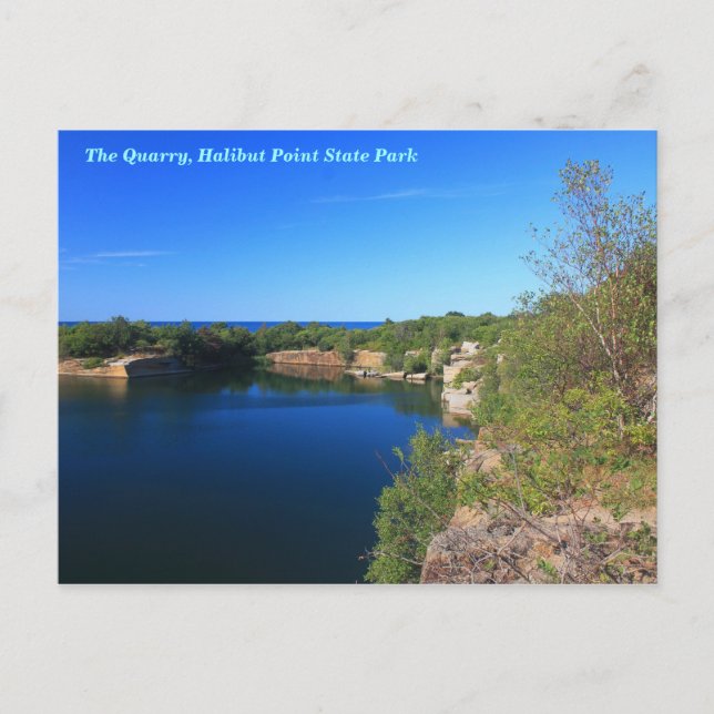 Carte Postale Halibut Point State Park Quarry Rockport Cape Ann (Devant)