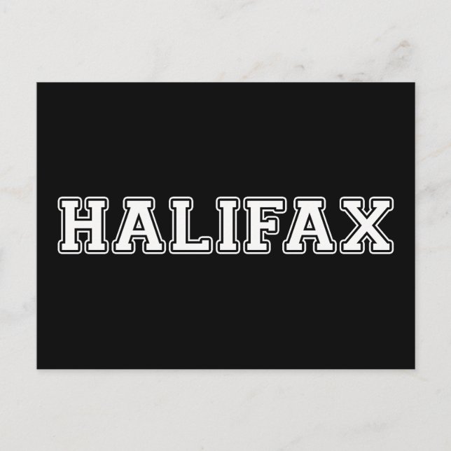 Carte Postale Halifax (Devant)