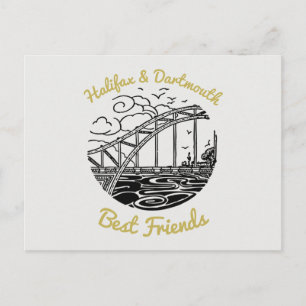 Carte postale Halifax Dartmouth N.S Best Friends