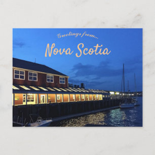 Carte Postale Halifax Waterfront et Boardwalk Nouvelle-Écosse