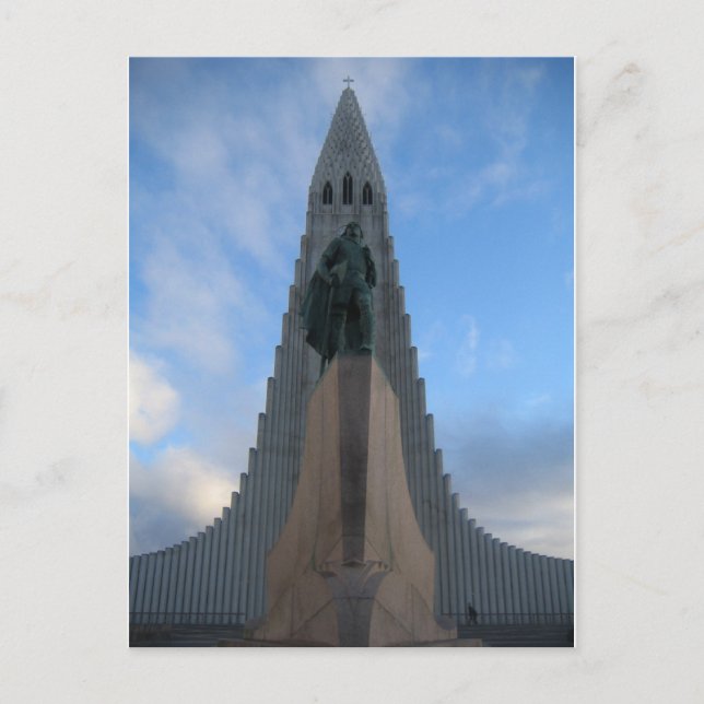 Carte Postale Hallgrímskirkja, Reykjavik, Islande (Devant)