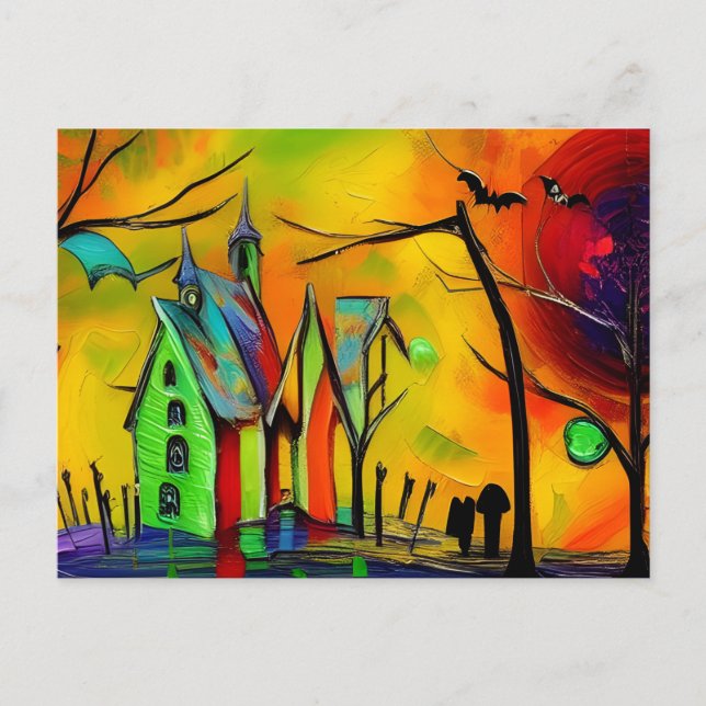 Carte Postale Halloween (Devant)