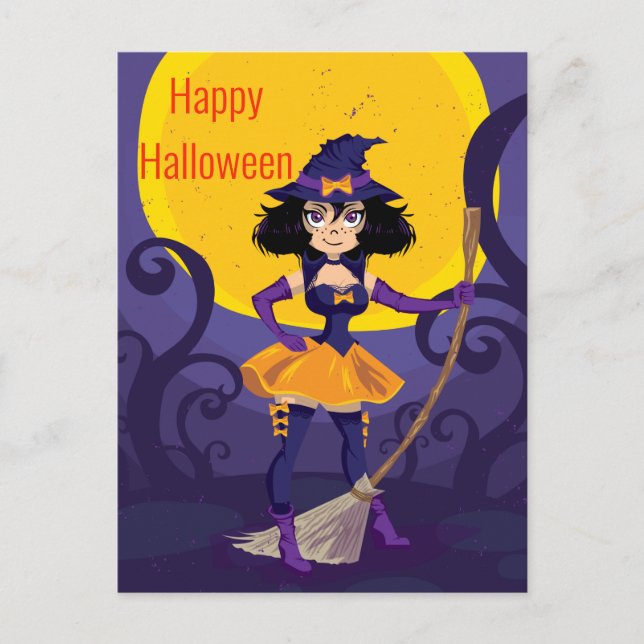 Carte Postale Halloween (Devant)