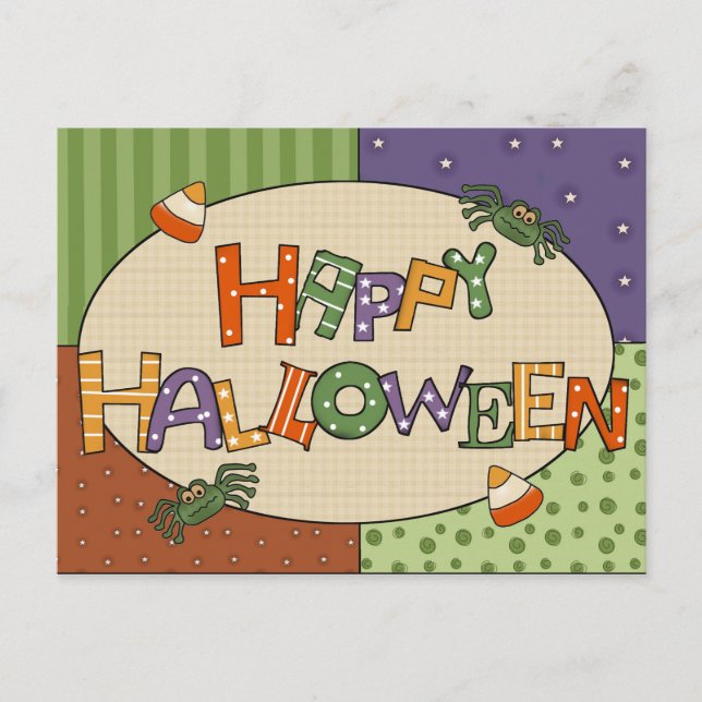 Carte postale Halloween (Devant)