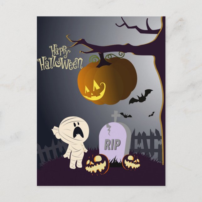 Carte Postale Halloween (Devant)