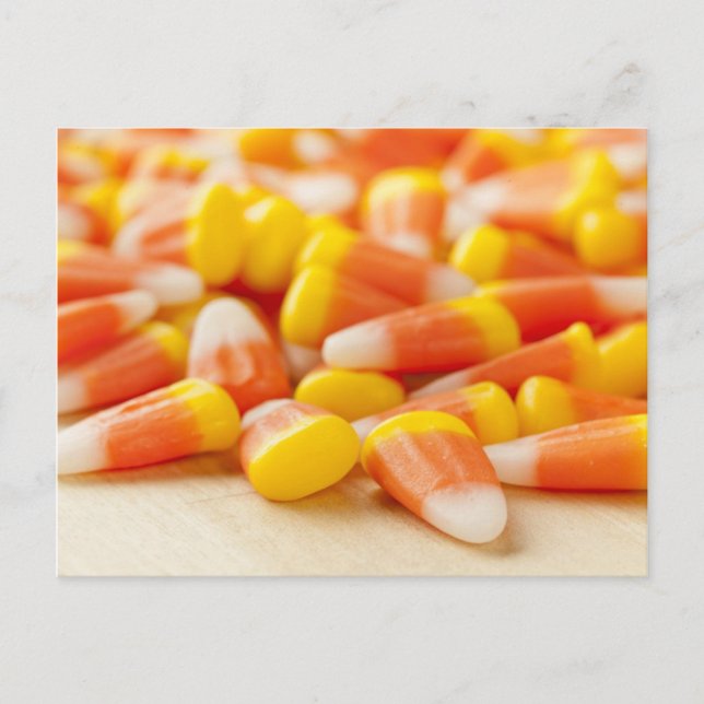 Carte Postale Halloween bonbons triés Corn (Devant)