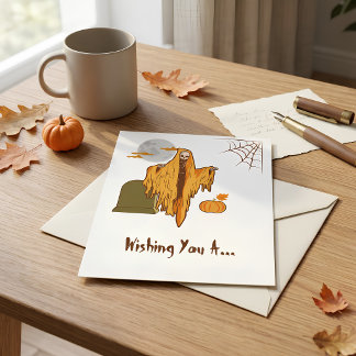 Carte Postale Halloween Boo-tyful éditable