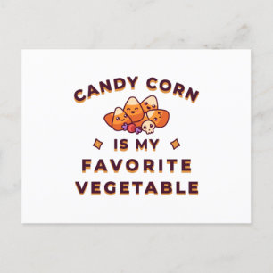 Carte Postale Halloween Candy Corn