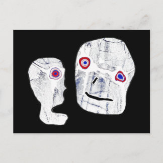 Carte Postale Halloween durable x Pierre Aliens zombies