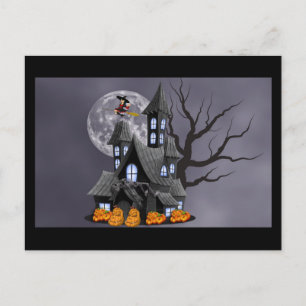 Carte postale halloween éffrayante