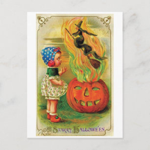 Carte Postale Halloween étoilé