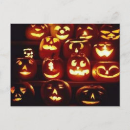Carte postale Halloween Expressions citrouilles