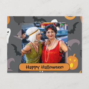 Carte Postale Halloween heureux avec Photo et Zone de texte pers