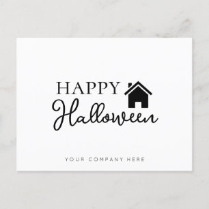 Carte Postale Halloween heureux dans l'immobilier