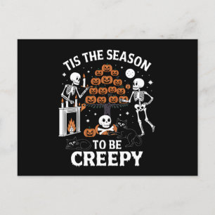 Carte Postale Halloween Horreur C'Est La Saison D'Être Déplaisan